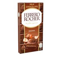 Ferrero Rocher Originalus pieninis šokoladas su lazdyno riešutų įdaru 90 90 g