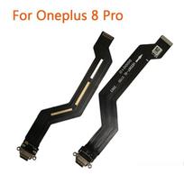 Oneplus 5 5T 6 6T 7 7T 8 8T 9 Pro 9R USB įkrovimo prievado jungties plokštė lankstus kabelis su ausinių garso lizdo prievadu For Oneplus 8 Pro black