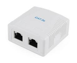 CABLE ACC MOUNT BOX CAT5E FTP/2P NCAC-2F5E-01 GEMBIRD