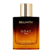Bella Vita prabangūs G.O.A.T. kvepalai vyrams, Eau De Parfum 100ml, ilgai išliekantys, aštrūs, citrusiniai, medienos, muskuso kvapo, drąsus aromatas kasdieniam dėvėjimui ir dovanoms