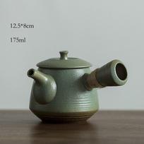 Green Glaze Ceramic Teapot Creative Kung Fu Tea Set Style B gray
