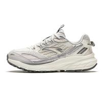 Anta Comfortable Shock Absorbing Durable Low Top Running Shoes Women Sneakers White Gray 922415596-51 37.5 white