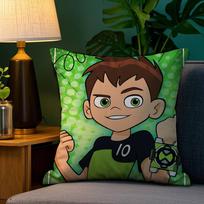 Cartoon B-Ben 10 Cool Pillow Case Sofa Living Room Bedroom Double-sided Printing Square Cushion Nap Time Cushion Cover 12x12Inch green