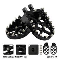 Aliuminio lydinio kojų atramos kojų atramos Talaria X3 MX3 MX4 MX5 black