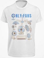 OnlyFans Juokingi Marškinėliai Only Fans Komedija Gag Dovana Suaugusiems Tamsus Humoras Žaidimas Žodžiais JOKE TEE S white