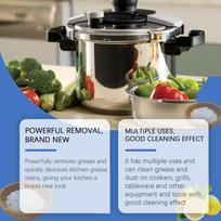 Heavy Grease Cleaner Household Cooktop Kitchen Hood Stain Remover Degreasing Multifunctional Cleaner black