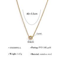 Layered Choker Necklace Gold Bead Chain Zircon Sunflower Pendant Fashion Jewelry for Women