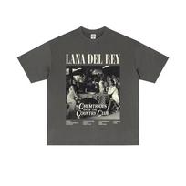 Lana Del Rey Chemtrails Over The Country Club TShirt Unisex Fashion Pop Music Short Sleeve Tee Neutral Streetwear Tshirts XL gray