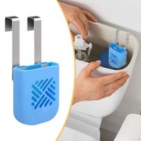 Toilet Tank Cleaning Tablet Holder Bowl Rim Hanger Versatile Spacious with Hook Hanging gray