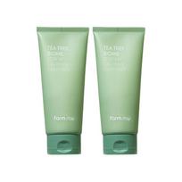 Farmstay Tea Tree Biome Low pH Calming Cleanser 180ml x 2pcs beige