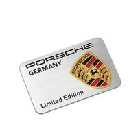 Automobilio stilius 3D lipdukas Aliuminio ženklelis Automobilio kėbulo lipdukai Decals For Porsche 911 Cayenne Carrera 928 Panamera Boxster Macan 918