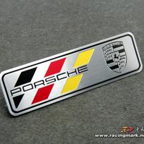 Automobilio stilius 3D lipdukas Aliuminio ženklelis Automobilio kėbulo lipdukai Decals For Porsche 911 Cayenne Carrera 928 Panamera Boxster Macan 918