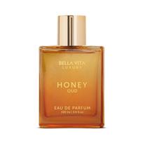Bella Vita Honey Oud Eau de Parfum moterims ir vyrams - Ilgai išliekantis kvapas, prabangus kvepalų purškiklis 3,4 fl oz orange