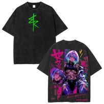 Cyberpunk Edgerunners Lucy Graphic Anime T-Shirt XL black