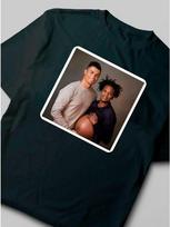 Pregnant Ronaldo and IShowSpeed T-shirt 2XL gray