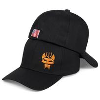 Unisex šakotos vilko siuvinėjimo snapback, kamufliažinės beisbolo kepurės, pavasario ir rudens, lauko, reguliuojama, kasdienė, apsauganti nuo saulės kepurė juoda