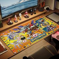 Digimon Color Mouse Pad Large Gaming Table Cushion Non-slip Laptop Tablet Big Mousepad XXL Mat Mini PC Playmat With Lock edge 30cmx60cm(11.8x23.6inch)