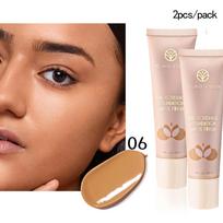 YOUNG VISION matte face concealer acne wheat face foundation cream 6 colors optional beige