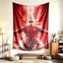Cristiano Ronaldo (5) Tapestry Suitable For Decorating Homes Dorms And Bedrooms Soft To The Touch And A Perfect Gift For Friends And Family 180cmx230cm