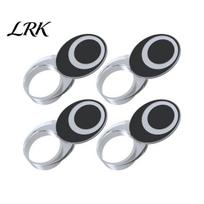 Kameros blokavimo lipdukas LED indikatoriaus dangtelis Ray-Ban Meta išmaniesiems akiniams, Apsauga nuo akinimo besisukantis tamsinantis lipdukas, Apsauginis privatumas 4pcs balta