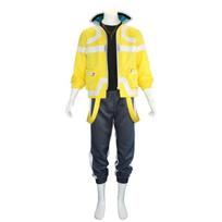 Anime Cyberpunk Edgerunners David Cosplay Costume Anime Cyberpunk:Edgerunners David Cosplay Suit Halloween Costumes for Men XL yellow