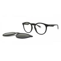 Polaroid Pld 2132 Cs With Clip On 003 M9 Unisex Eyeglasses 49-19-140 black