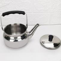 Virdulys Nerūdijančio Plieno Viryklės Arbatinukas, Metalinis Arbatinukas Dujinėms/Indukcinėms/Elektrinėms/Dujinėms/Viryklės Arbatinukams Silver_0.8L gray