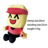 Popular Game Creative Periphery Roblox Cartoon Cute Plush Toy Doll Room Decoration Supplies Male and Female Birthday Gifts 30cm beige