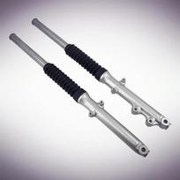 Compatible Front Shock Absorber Fork for Zuanbao HJ125K and Yinbao GS125 white