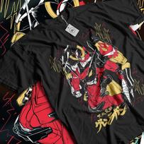 Gurren Lagann T-shirt Kamina Anime Tengen Toppa Girl Anime Gift Shirt All Size Unisex T-Shirt XXL gray