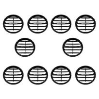 10X Air Conditioner trument Panel For Tiguan 10-17 trument Desk Middle Outlet Tuyere A/C Air Vent Folding Fittings Black Middle