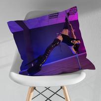 Dance art Pole Dancer Pillow Case For 30x30cm45x45cm55x55cm For Home Bedroom Decoration And Protector 30x30cm purple