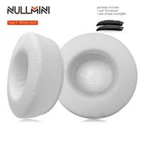 NullMini Replacement Earpads for Audio-Technica ATH-A990Z,ATH-AG1 Headphones Ear Cushion Earmuff Cooling Gel Sleeve gray