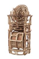 Ugears Skywatcher Tourbillon Table Clock 70162 Sky Watcher Tourbillon Table Clock Wooden Toy 3D Puzzle beige