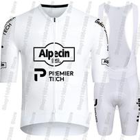 Alpecin Premier-Tech Team Dviračių Džersio Rinkinys Dviračių Drabužiai Plento Dviratininko Marškinėliai Kostiumas Dviračių Šortai su Petnešėlėmis MTB Maillot 4XL
