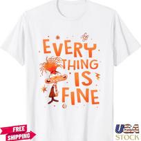 Inside Out 2 Emotions Anxiety I'm Fine Unisex Regular Shirt, Size S-3XL L white