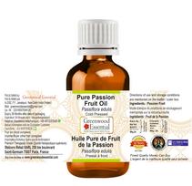 Greenwood Essential Pure Passion Fruit Oil (Passiflora edulis) | Cold Pressed | Natural | Undiluted | For Diluting Essential Oils | For Skin & Ma gray