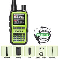 1/2PCS BAOFENG UV-5R Mini Walkie Talkie Dual PTT Wireless Programming Multi-Band Type-C Charge Long Range Ham Radio For Camping USB Plug