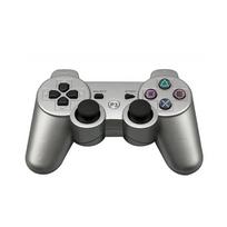 Wireless Bluetooth Game Controller Vibration Gamepad Compatible with PS3 and PC Computer gray