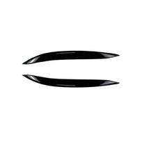 Car Eyebrows Eyelids For BMW 1 Series F70 2 Series F74 2024+ Headlight Cover Trim Decorative Auto Body Kits Car Accessories Glossy Black black
