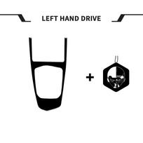 For BMW Z4 G29 2017 2018     Center Console Gear Shift Panel Trim Piano Black Sticker Car Interior Accessories LHD black
