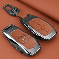 Išmanaus automobilio nuotolinio rakto dėklas dangtelis Mercedes Benz AMG A C E S G klasėms GLC CLE CLA GLB GLS W177 W205 W213 W222 X167 Priedai black