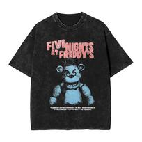 Springtrap Sat In Chair Five Nights At Freddy's Men T Shirts Awesome Tee Shirt Short Sleeve O Neck T-Shirts Cotton Summer Tops M black