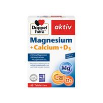 German Domestic Market Doppelherz Makaldi (Magnesium + Calcium + Vitamin D3) 120 Tablets, 3 pcs