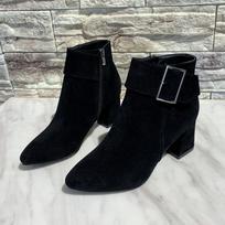 Moteriški vintažiniai aukštakulniai batai su sagtimi Laisvalaikio moteriški Seksualūs kulkšnies batai Moteriški „Chelsea“ didelio dydžio 35–43 Botas De Mujer 38