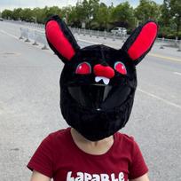 Animacinis pliušinis motociklo šalmo užvalkalas Hallowmas Šalmai Kepurė Juokingas Kalėdinis šalmo apsauginis dėklas LS2/AGV Motociklų Aksesuarams