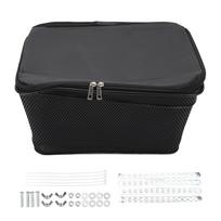 Rear Bike Basket 20L Capacity 20kg Bearing Waterproof Rack Storage Bag for Outdoor gray