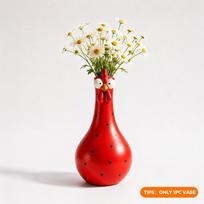 Colorful Dot Giraffe Chicken Vases Resin Art Rooster Sculpture Decors For Home Desktop Display Florals Arrangement B2 beige