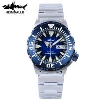 Heimdallr Sharkey Monster V2 Diver 200M Men's Watch NH36A Automatic Movement Sapphire Crystal C3 Luminous Mechanical Wristwatch gray