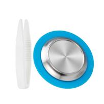 Refillable Coffee Pods Accessory Metal Pods Component Compatibles with Zenius for Repeatable Home Espresso gray